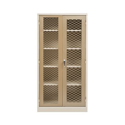 Stationery Cupboard with Mesh Doors | SC003